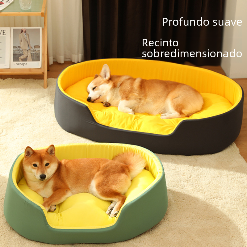 Cama Universal para Perros y gatos con Cobertura Lavable y Extraíble