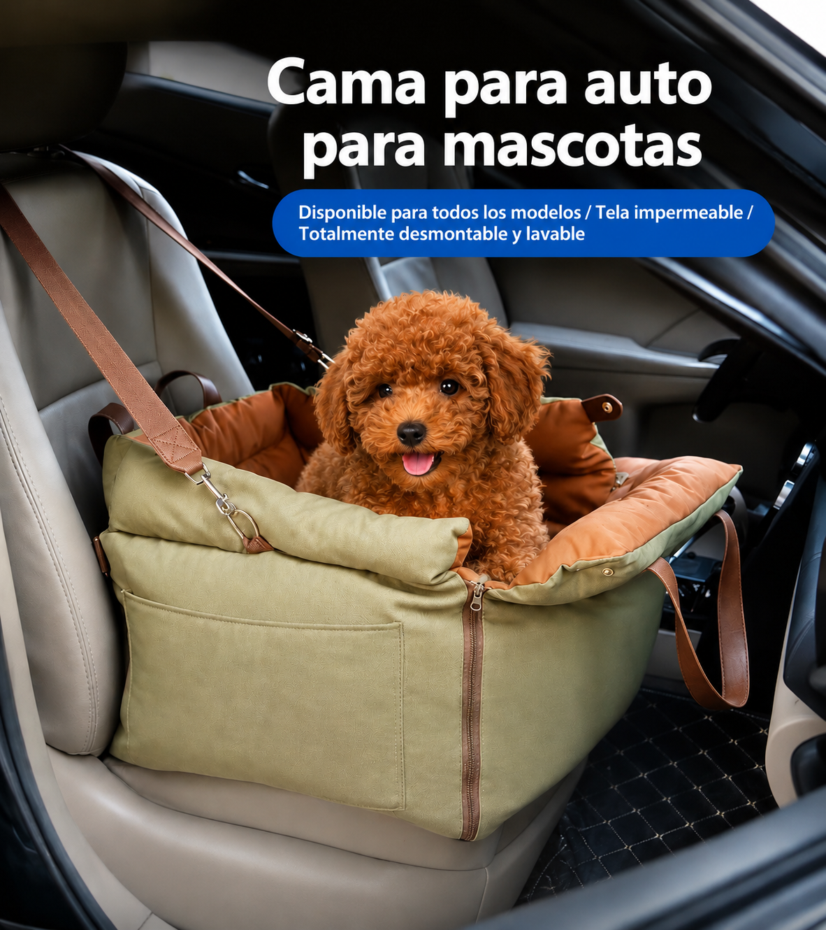 Asiento de viaje para perro