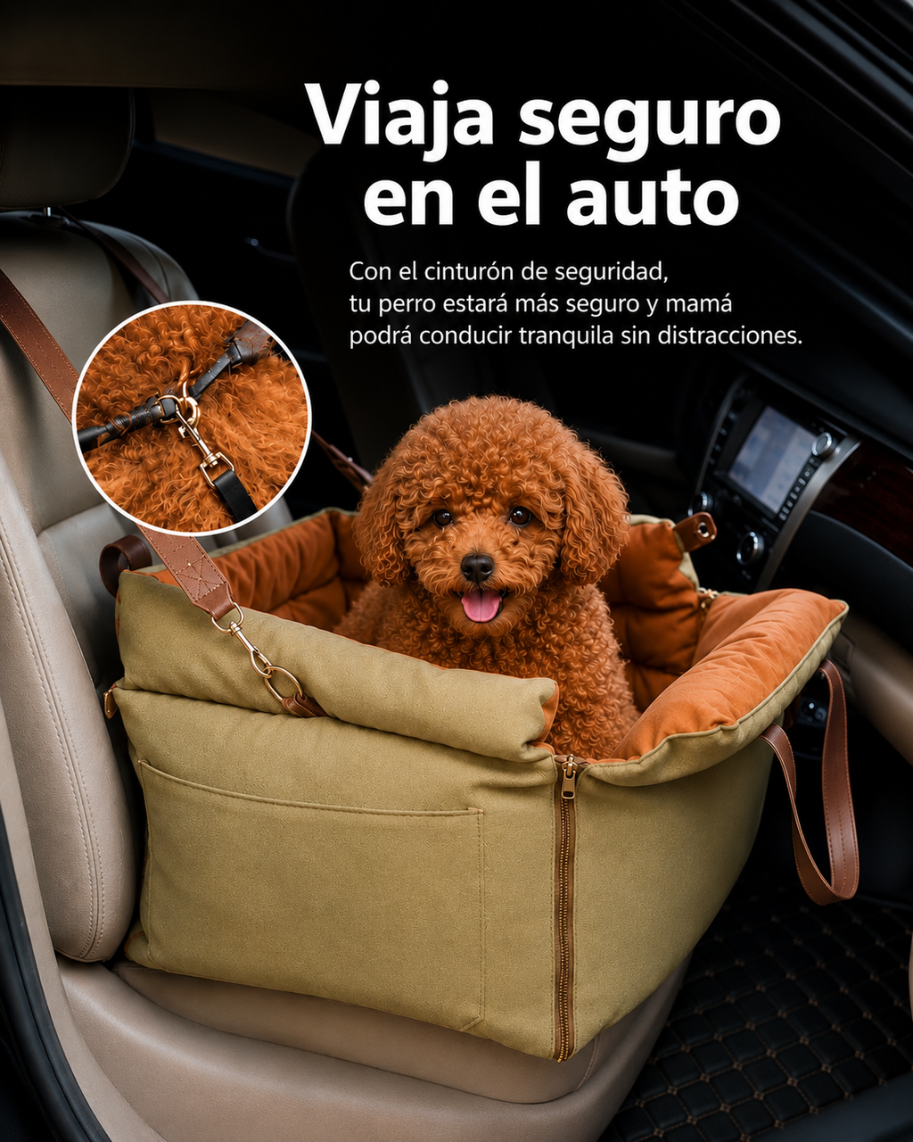 Asiento de viaje para perro