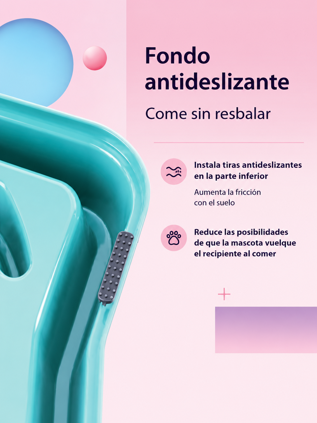 Comedero para prevenir una mala digestion